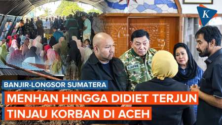 Menhan Sjafrie, Panglima TNI Hingga Putra Prabowo "Turun Tangan" Di Aceh Salurkan Bantuan