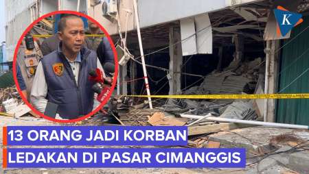 Update Jumlah Korban Ledakan Pasar Cimanggis Ciputat