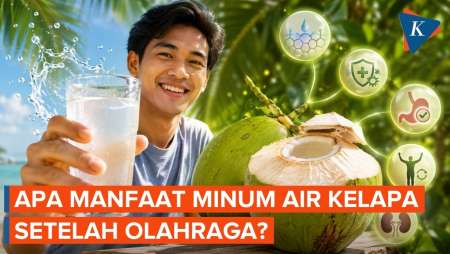 Jangan Cuma Minum Air Putih, Ini Manfaat Air Kelapa