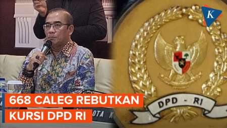 KPU Tetapkan 668 Caleg DPD Sebagai Daftar Calon Tetap di Pemilu 2024