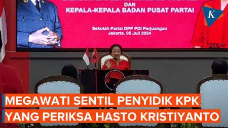 “Sentil” Penyidik KPK Periksa Hasto Kristiyanto, Megawati: Memangnya Siapa Dia?