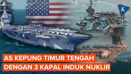 USS George H.W Bush Diberangkatkan, Amerika Kepung Timur Tengah dengan 3 Kapal Induk Nuklir