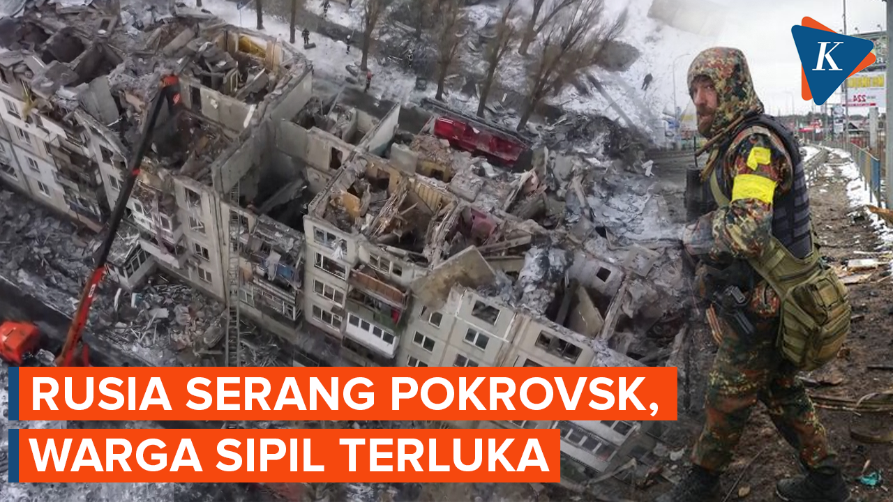 Rusia Kembali Serang Apartemen Warga Sipil di Povrovsk, Belasan Orang Terluka