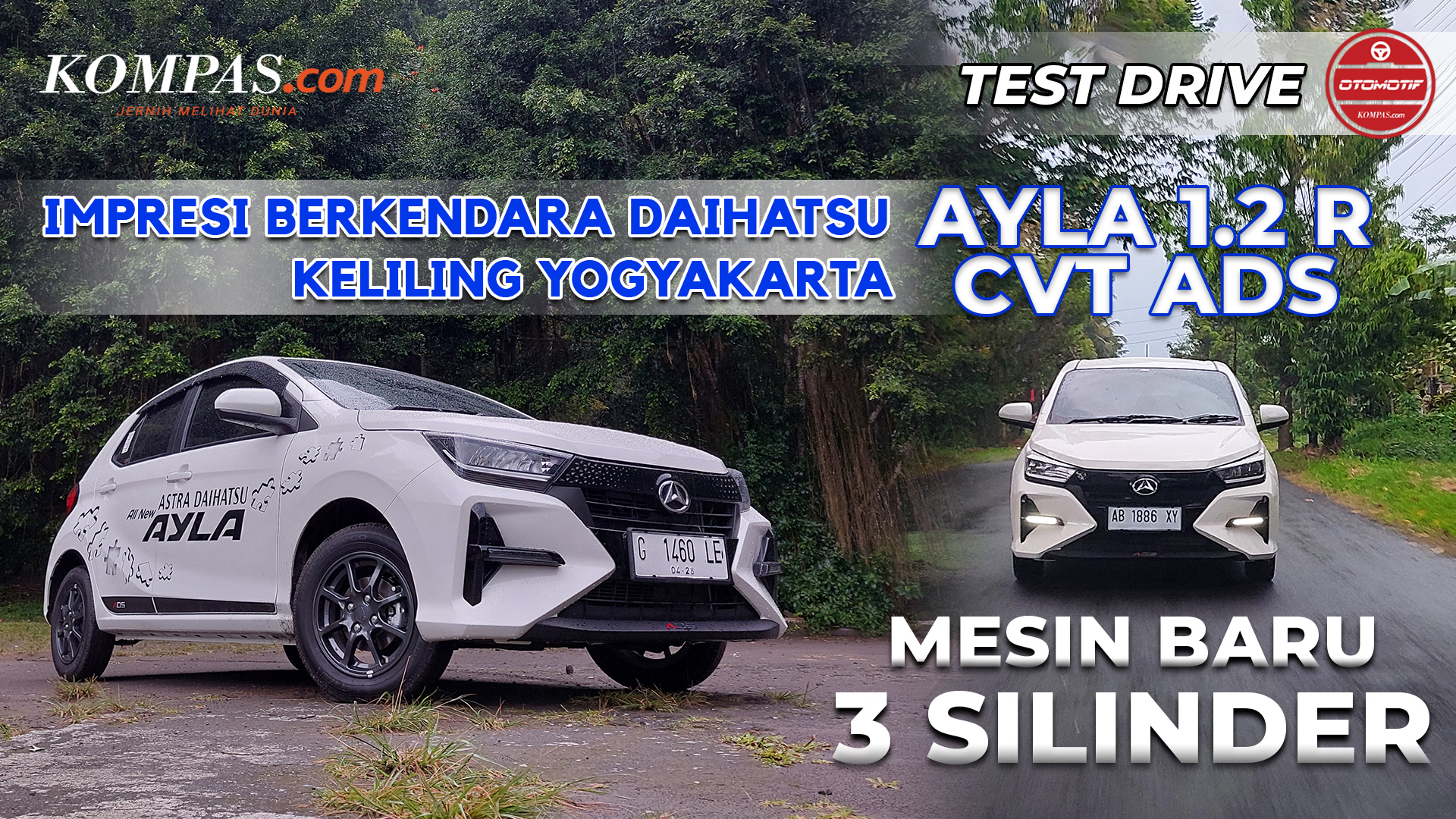 TEST DRIVE | Daihatsu Ayla 1.2 R CVT ADS | Impresi Keliling Yogyakarta