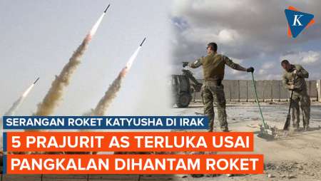 Serangan Dua Roket Katyusha Hantam Pangkalan Militer AS di Irak