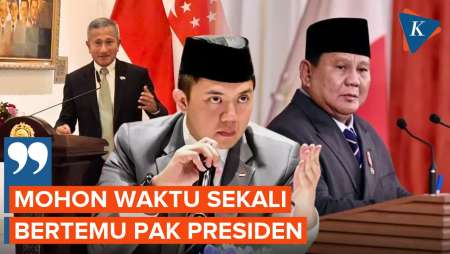 Seskab Teddy Ungkap Menlu Singapura Minta Waktu Ketemu Prabowo