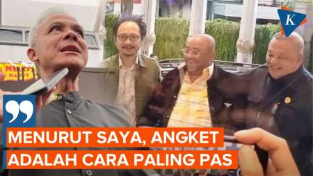 Didukung Kubu Anies-Imin, Ganjar Anggap Hak Angket Cara Paling Pas