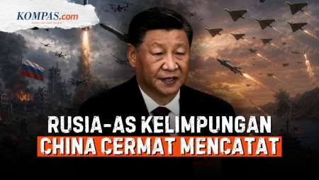 AS-Rusia Jadi "Laboratorium" China: Pelajari Titik Lemah Dua Adidaya Kelimpungan Atasi Perang
