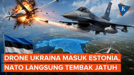 Drone Ukraina "Serang" Negara NATO, Ditembak Jatuh Jet Tempur F-16
