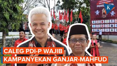 Ganjar-Mahfud Siap Beri Sanksi ke Caleg PDI-P yang 