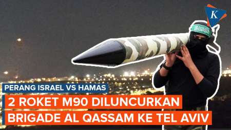 Brigade Al Qassam Hamas Tembakan 2 Roket M90 ke Ibu Kota Israel