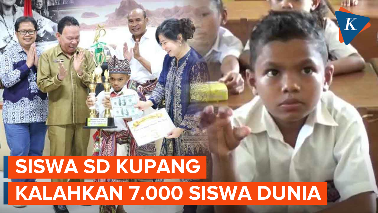 Siswa SD Asal Kupang Raih Juara 1 Kompetisi Matematika Kalahkan 7.000 Peserta dari Seluruh Dunia
