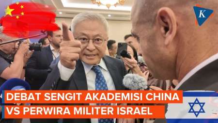 Momen Akademisi China “Marahi” Perwira Israel soal Kejahatan Perang di Gaza