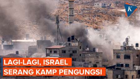 Detik-detik Israel Serang Kamp Pengungsi Nur Shams di Tepi Barat