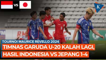 Hasil Timnas U-20 Indonesia Vs Jepang, Garuda Kalah 1-4