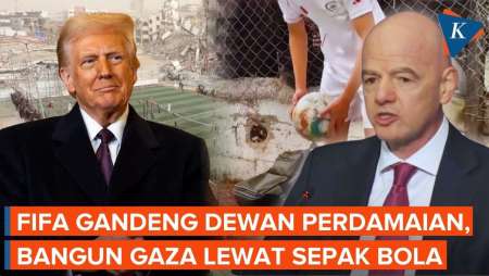 FIFA Gandeng Dewan Perdamaian, Bangun Gaza Lewat Sepak Bola