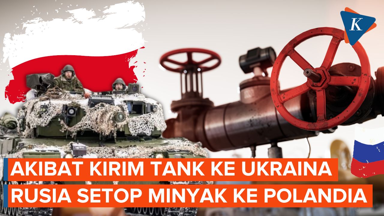 Buntut Tank Leopard, Rusia Hentikan Pasokan Minyak ke Polandia