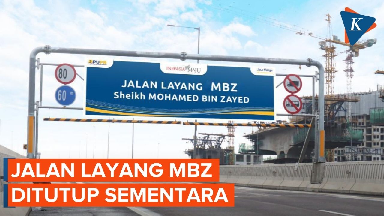 Urai Kepadatan Kendaraan, Ruas Jalan Layang MBZ Ditutup Sementara