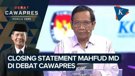 [FULL] Tutup Debat Cawapres, Mahfud MD Bacakan 21 Program Senilai Rp 2.500 T