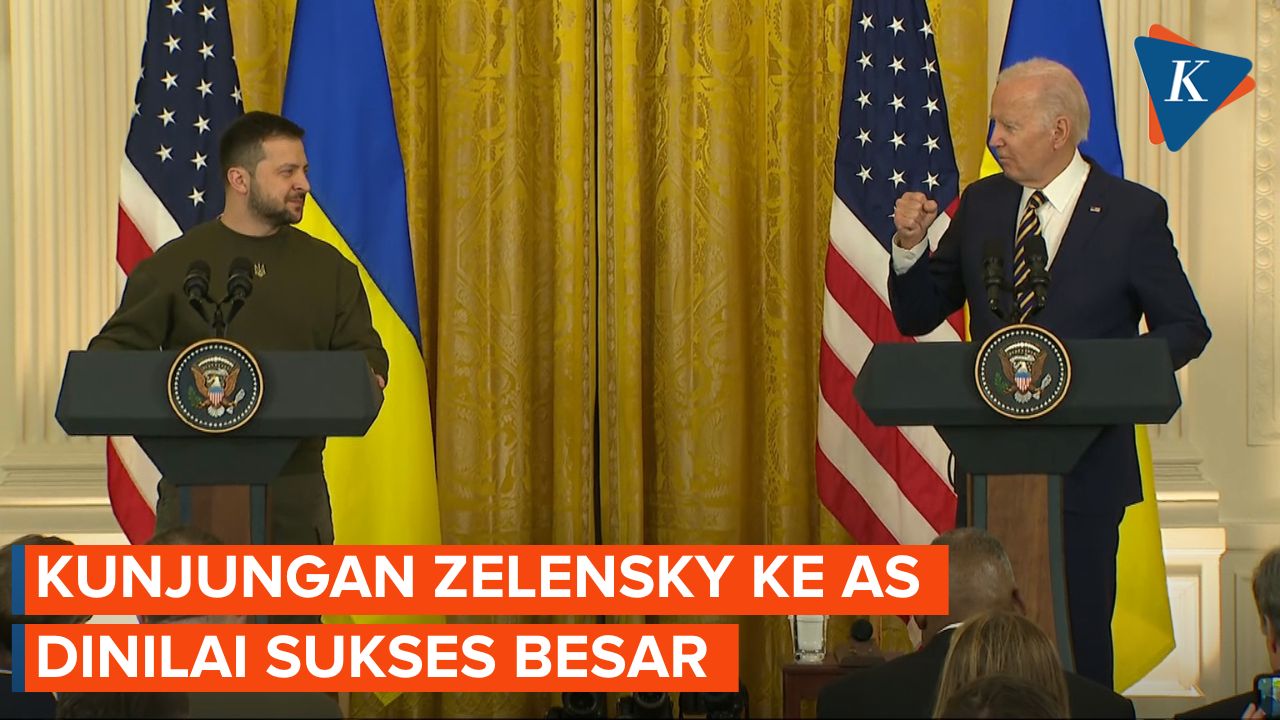 Dapat Bantuan Senjata, Rakyat Ukraina Sebut Kunjungan Zelensky ke AS sebagai Sukses Besar
