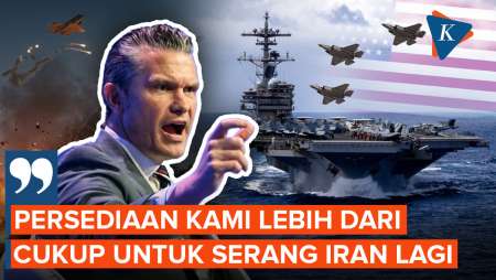 AS Siap Kembali Serang Iran, Hegseth: Kami Lebih dari Mampu