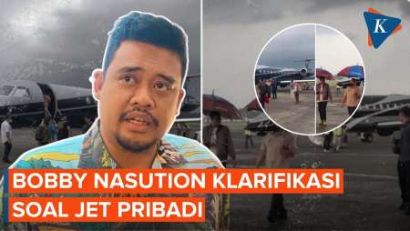 Klarifikasi Bobby Nasution soal Foto Dirinya dan Kahiyang Ayu Naik Jet Pribadi