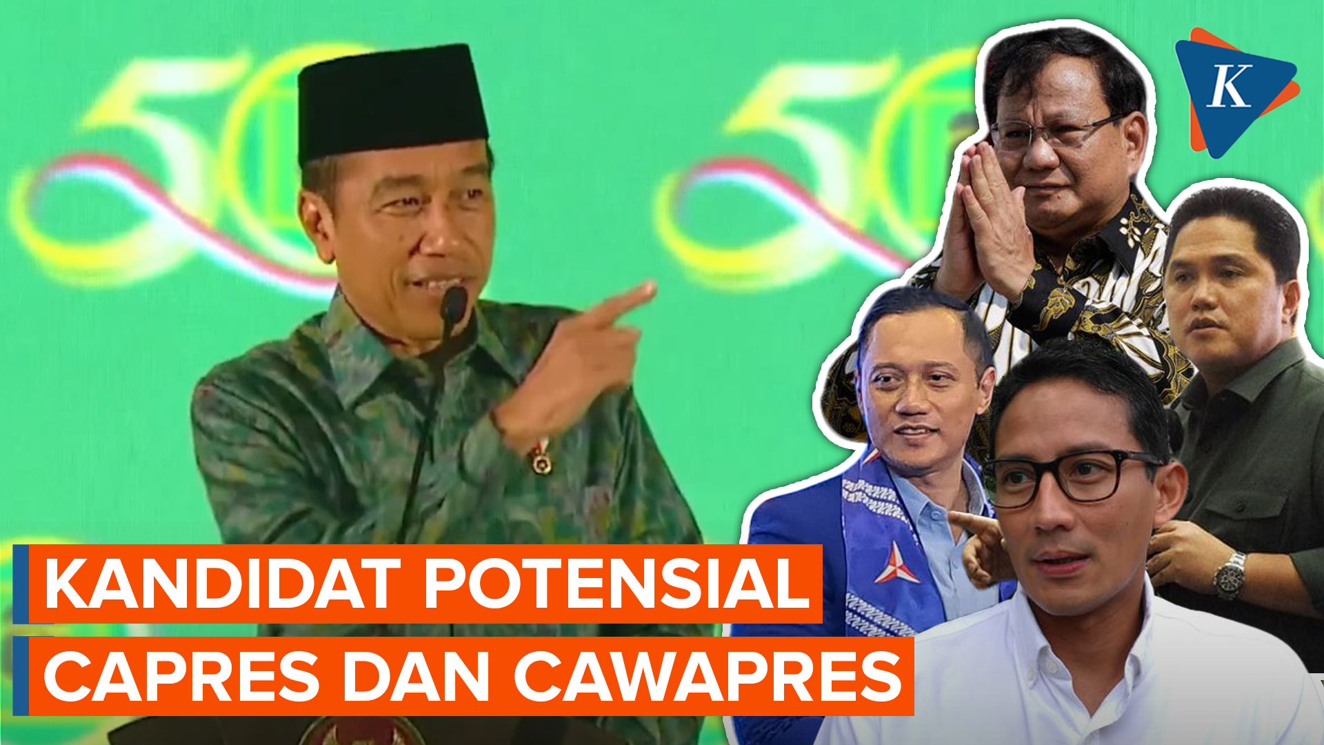 Deretan Tokoh yang Disebut Jokowi Berpotensi Jadi Capres-Cawapres