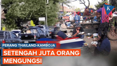 Perang Thailand Vs Kamboja, Setengah Juta Warga Mengungsi