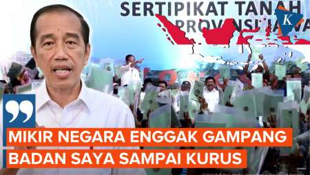 Sebut Urus Negara Tidak Gampang, Jokowi: Saya Sampai Kurus...