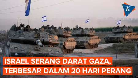 Kerahkan Tank, Israel Serang Gaza Utara