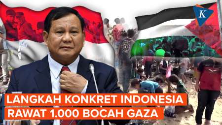 Prabowo Jamin Indonesia Siap Rawat dan Sekolahkan 1.000 Bocah Korban Gaza