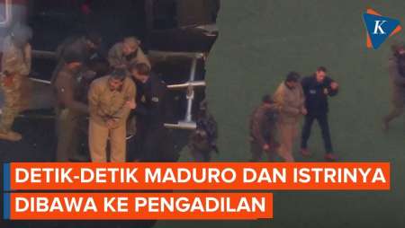 Detik-detik Maduro Dan Istrinya Digiring Ke Pengadilan Untuk Disidang