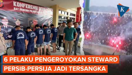 6 Orang Jadi Tersangka Usai Keroyok Steward Usai Persib Vs Persija