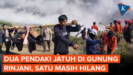 Dua Pendaki Jatuh di Gunung Rinjani, Satu Belum Ditemukan sejak 29 September