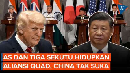 Tantang Dominasi China, AS Dan Tiga Sekutunya Hidupkan Aliansi Lama