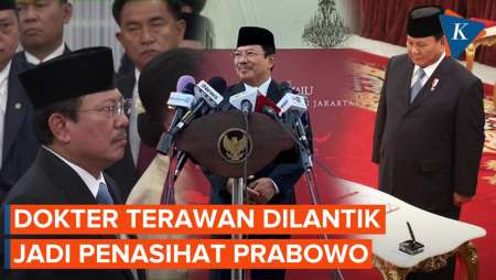 Dokter Terawan Muncul Lagi, Kini Jadi Penasihat Khusus Presiden Prabowo