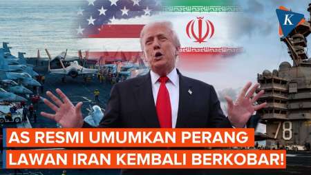 Trump Resmi Nyatakan Perang Dengan Iran Kembali Berlanjut!