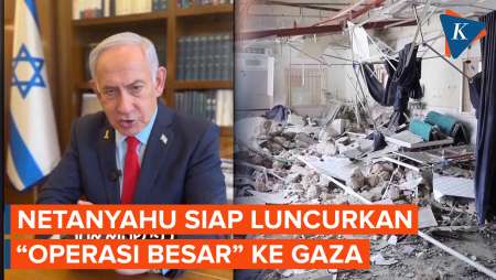 Netanyahu Tegaskan Siap Luncurkan “Operasi Besar” ke Gaza