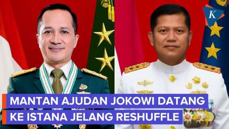 Mantan Ajudan Jokowi Laksdya Hersan Datang Ke Istana Jelang Isu Reshuffle