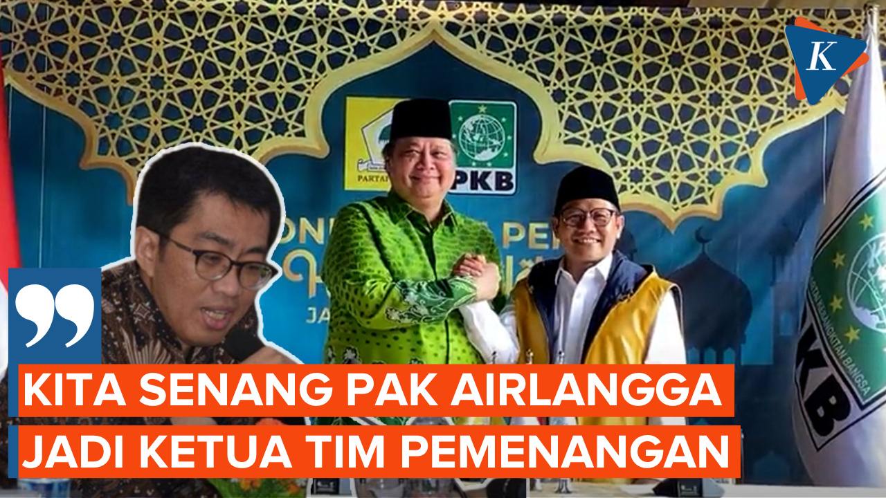 Kala Airlangga Hartarto Dibujuk PKB Jadi Ketua Tim Pemenangan Prabowo-Cak Imin