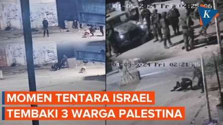 Detik-detik Tentara Israel Tembak 3 Warga Palestina, 1 Tewas di Tepi Barat