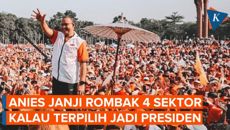 Empat Janji Anies Baswedan jika Jadi Presiden Indonesia