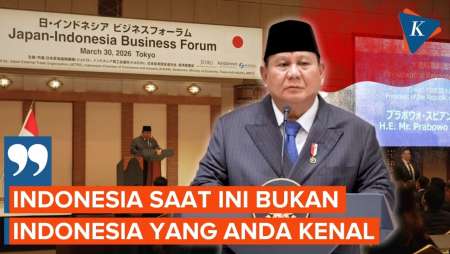 Di Hadapan Pebisnis Jepang, Prabowo: Indonesia Saat Ini Bukan Indonesia Yang Anda Kenal