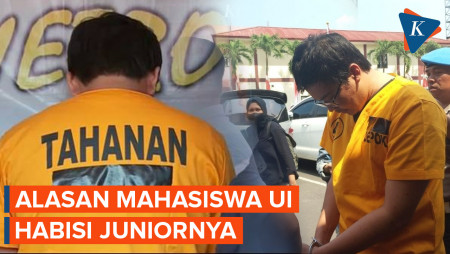 Alasan Mahasiswa UI Nekat Bunuh Juniornya