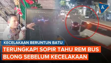 Kecelakaan Kota Batu: Polisi Ungkap Titik Pertama Sopir Sadar Rem Blong