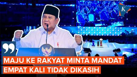 [FULL] Pidato Di HUT Demokrat, Prabowo: Saya 4 Kali Minta Mandat Rakyat