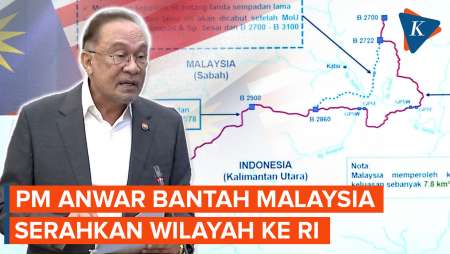 PM Anwar Ibrahim Bantah Malaysia Serahkan Wilayah Ke Indonesia