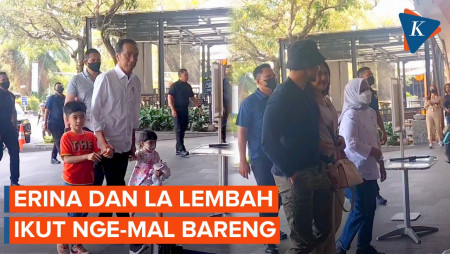 Habiskan Akhir Pekan, Jokowi Ajak Anak dan Cucu 