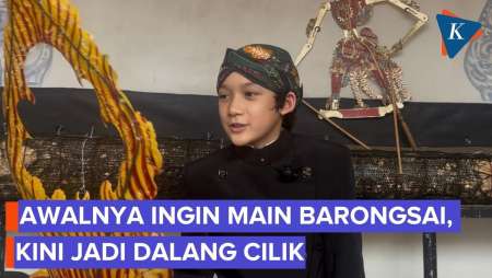 Kisah Dalang Cilik Taklukan Deretan Pentas, Ubah Cita-cita Main Barongsai Ke Seni Wayang
