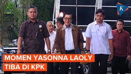 Yasonna Laoly Tiba di Gedung KPK